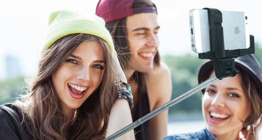 Acheter un monopode pour selfie. Trépied monopode avec un bouton Aliexpress