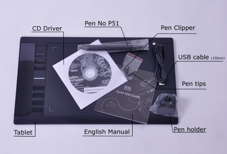 Tablette graphique UGEE M708 Aliexpress