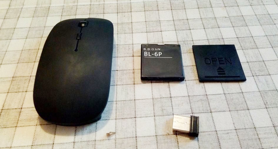 Souris sans fil avec une batterie rechargeable avec Aliexpress