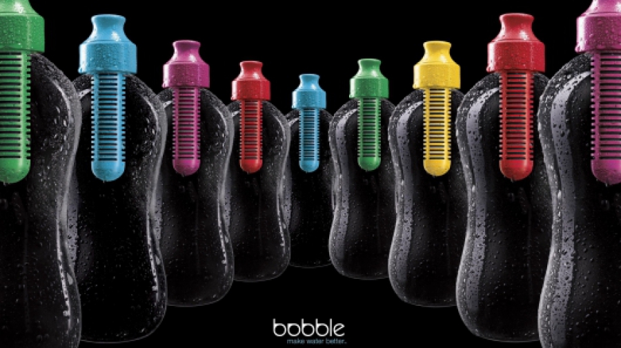 Un filtre de bouteille. bouteille Bobble