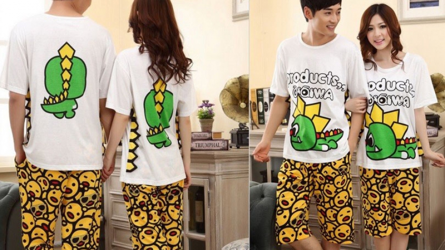 Pyjama pour les amoureux. Paire de pyjama Aliexpress